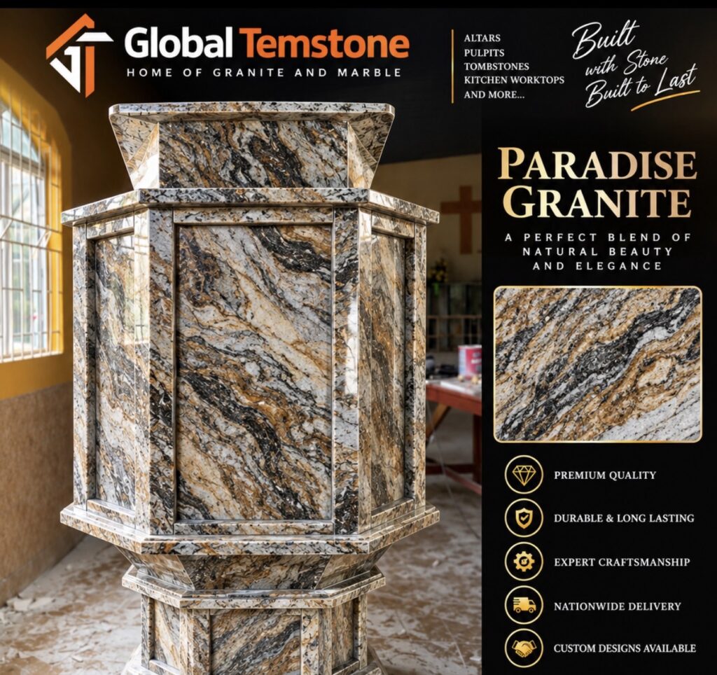 Bespoke Granite Church Pulpits